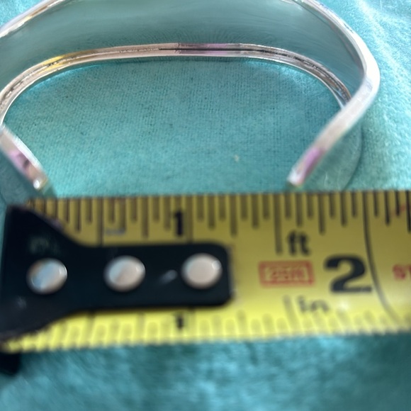 Vintage Sterling Silver Cuff Bracelet. From Mexico. - Picture 5 of 6